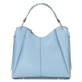 Geanta dama din piele naturala DiAmanti Abrianna Bleu D1532